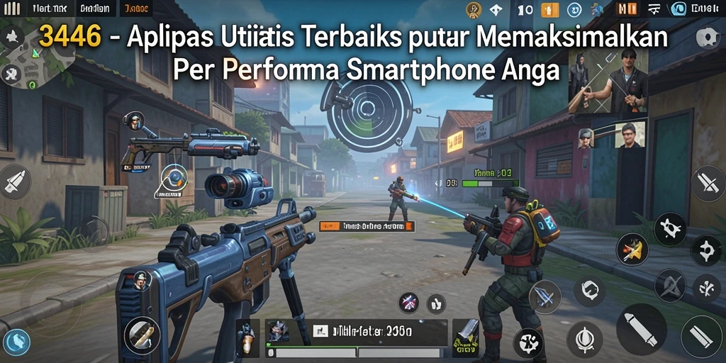 Tampilan aplikasi 3446 dengan fitur optimasi yang beragam.
