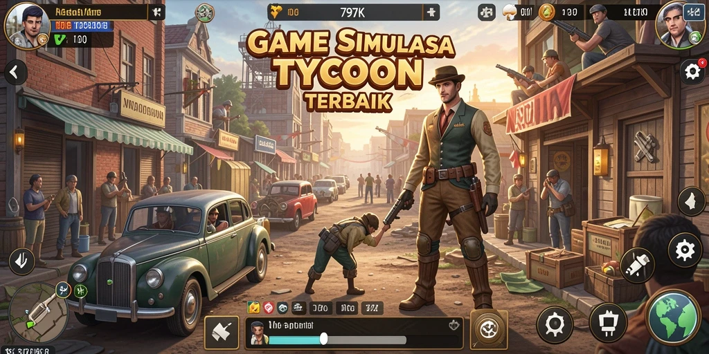 Tampilan gameplay menarik dari 797K di layar perangkat.