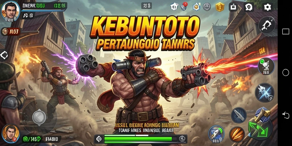 Tampilan menegangkan dari aksi pertarungan di KEBUNTOTO.