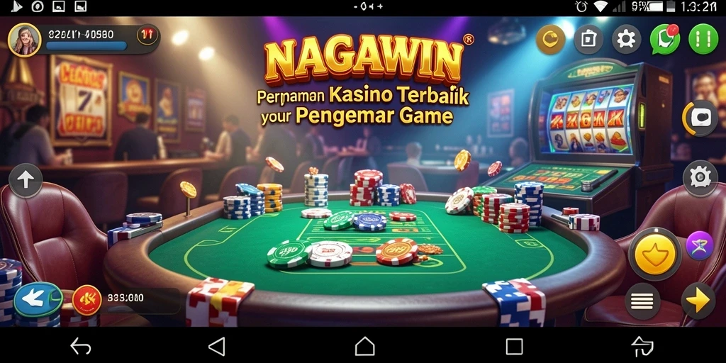 Tampilan gameplay NAGAWIN yang menarik dan mengasyikkan.