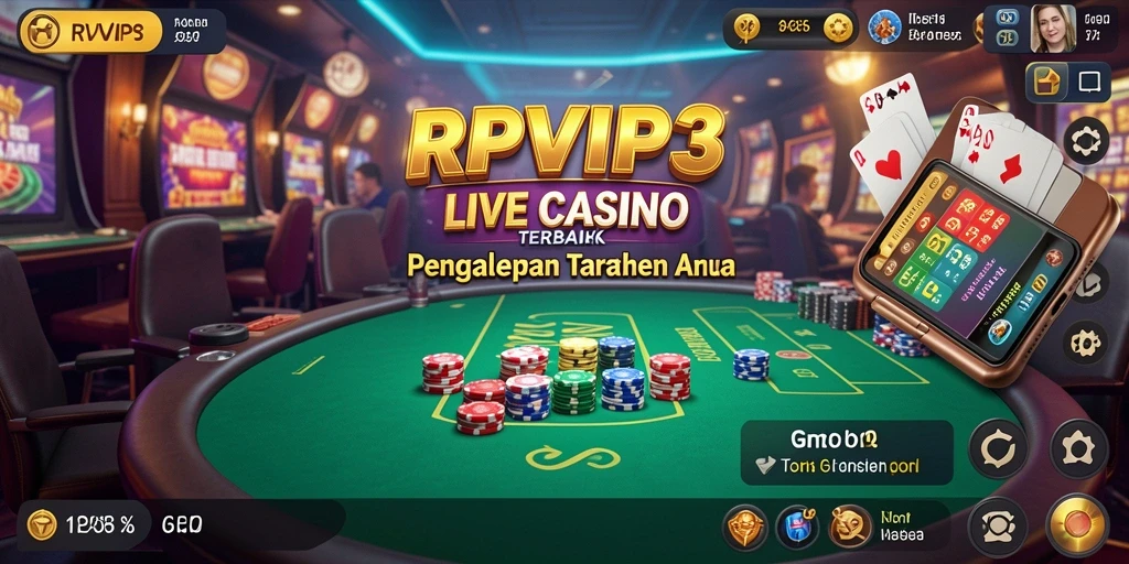 Tampilan gameplay Live Casino yang mengasyikkan dan interaktif.